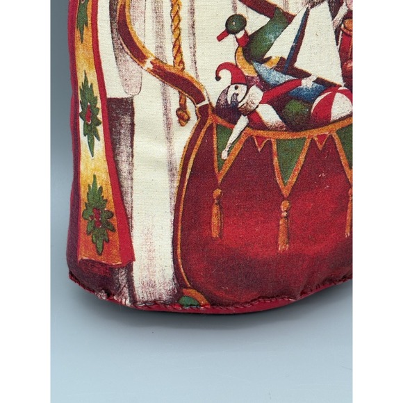 Vintage Dutch Sinterklaas Santa Designed by Hudson Talbott Cloth Pillow 1976 - Picture 5 of 9